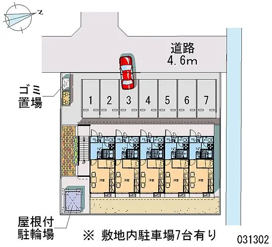 ★手数料０円★金沢市増泉　月極駐車場（LP）
